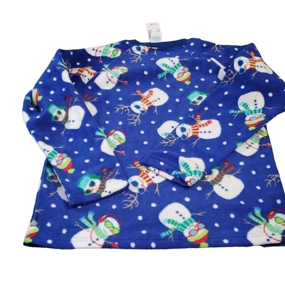 NWT Children's Place Snowman Pajama Top, L - Picture 4 of 4